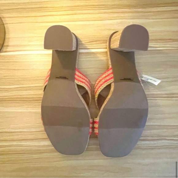 ✅🆕Doca Vita Haddy style 3" high heel
raffia sandal in pink /tan SANDAL - Picture 6 of 8